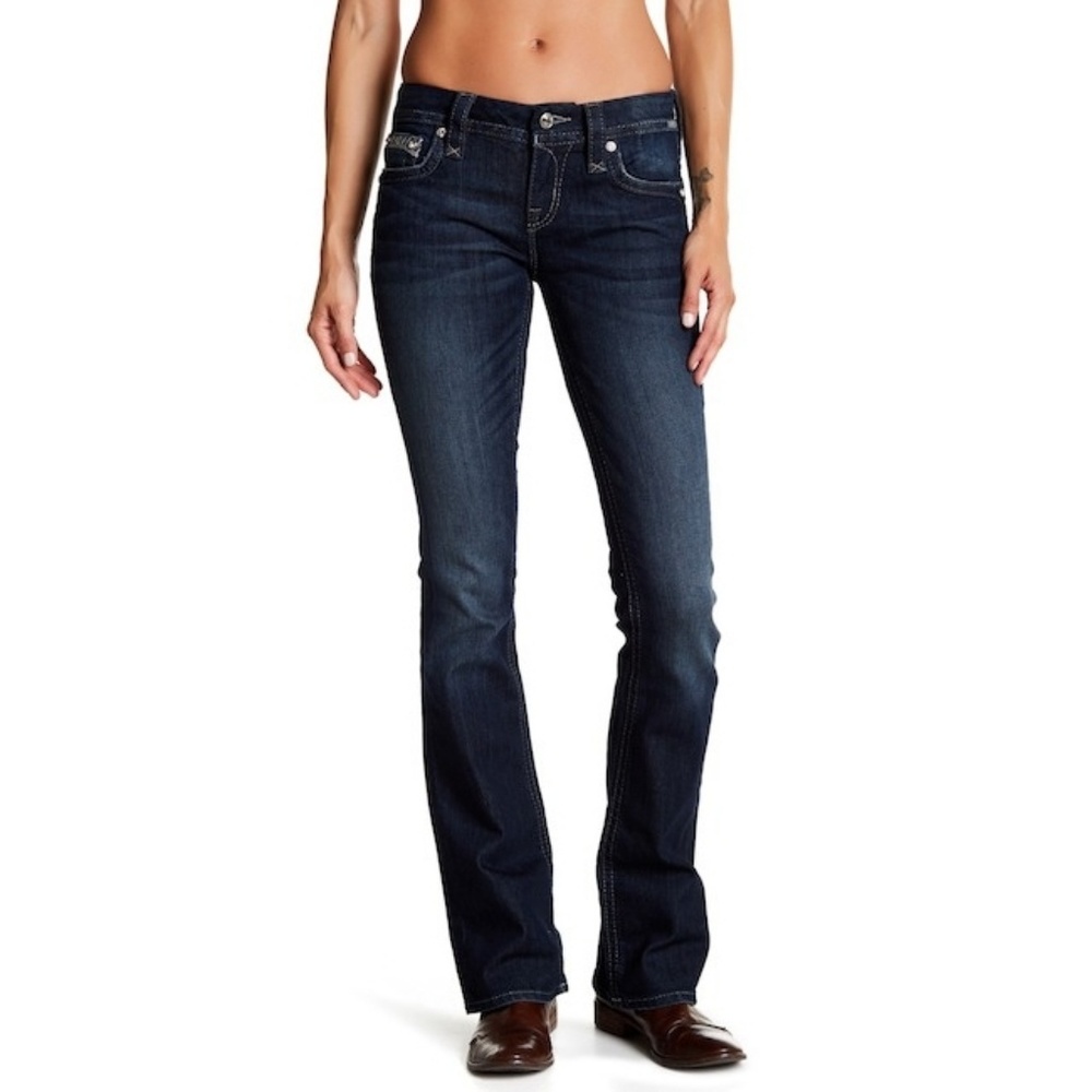 SALE!! Rock Revival Klarry Boot Cut Jeans {26x33} - Picture 2 of 8